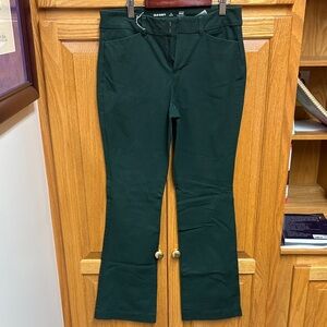 Old Navy Women's Dark Green Flare Pants
